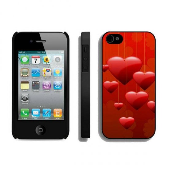 Valentine Hang Love iPhone 4 4S Cases BWN - Click Image to Close